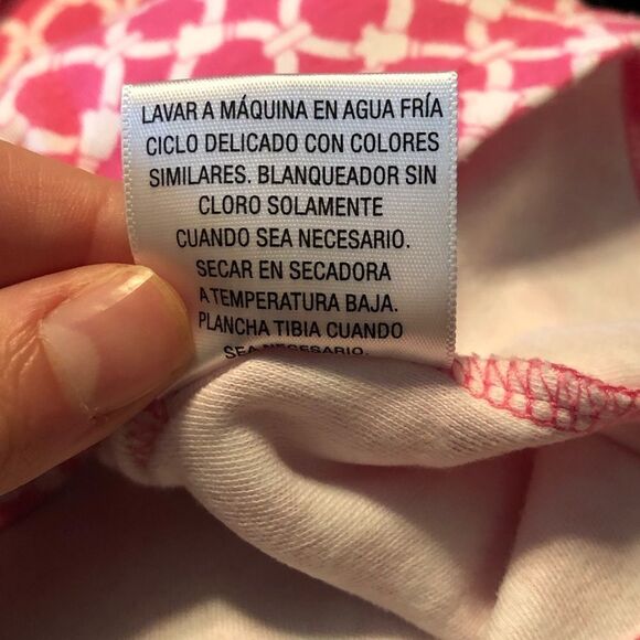 3 for $30! Charter club patterned pink top - Picture 6 of 7